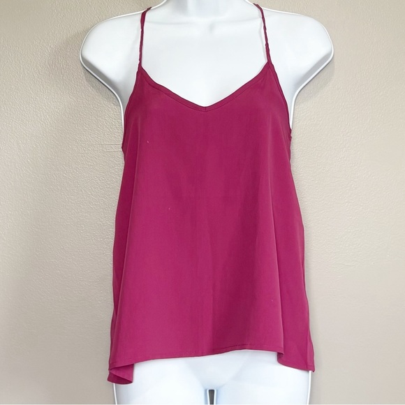 Hollister Loose Fit Sleeveless Tank Top Plum Womens Size XS - Picture 1 of 8